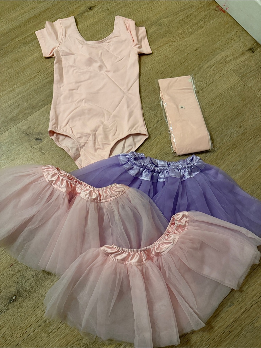 Girl Ballet Tutu Dress Bundle NEW 2 Pink & 1 Purple Tutu